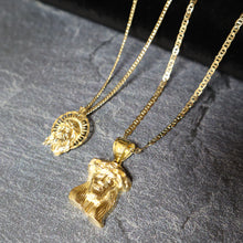 Cargar imagen en el visor de la galería, PG802 GOLD JESUS FACE CHARM
