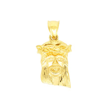 Load image into Gallery viewer, PG803 GOLD JESUS FACE CHARM
