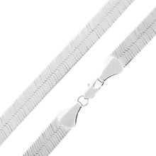 Load image into Gallery viewer, S6000 11MM Silver Herringbone Chain
