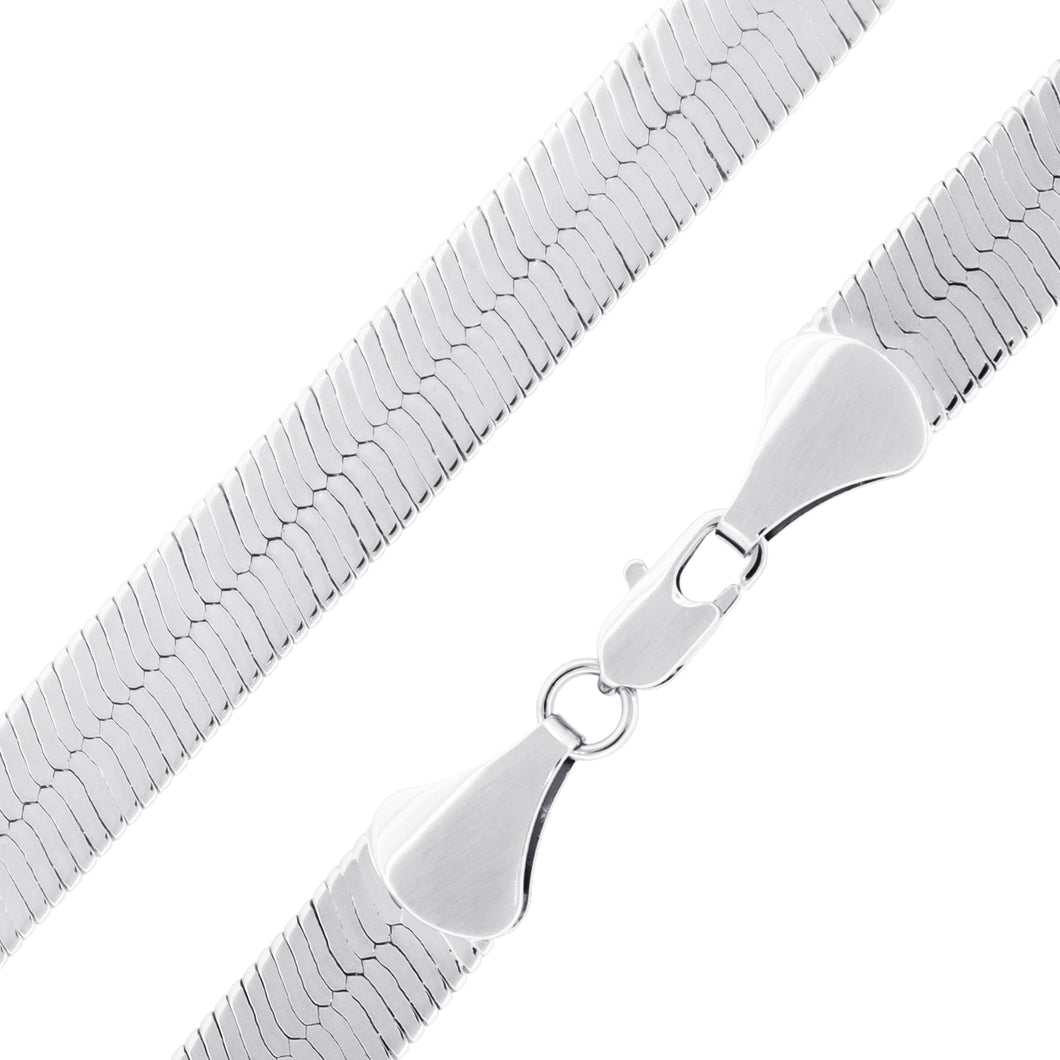 S7000 14MM Silver Herringbone Chain