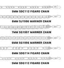 Load image into Gallery viewer, SAS123 Assorted Chain Pack 8&quot; 20&quot; 24&quot;inch
