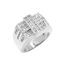 Load image into Gallery viewer, BJ207 Men&#39;s Rhodium Ring

