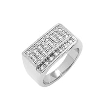 Load image into Gallery viewer, BJ214 Men&#39;s Rhodium Ring
