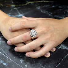 Cargar imagen en el visor de la galería, BJ217 Men&#39;s Rhodium Ring
