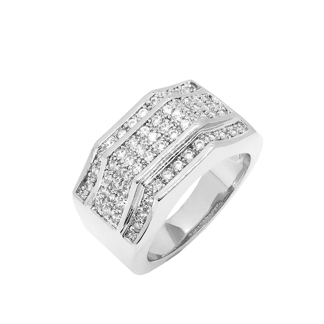 BJ219 Men's Rhodium Ring