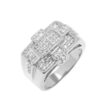 Load image into Gallery viewer, BJ221 Men&#39;s Rhodium Ring
