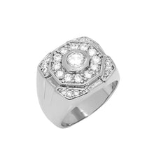 Cargar imagen en el visor de la galería, BJ233 Men&#39;s Rhodium Ring
