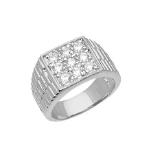 Load image into Gallery viewer, BJ235 Men&#39;s Rhodium Ring
