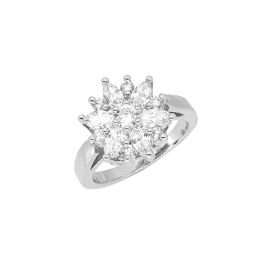 BJ411 Women's Rhodium Ring