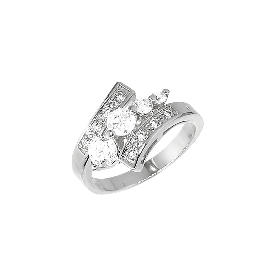 BJ422 Women's Rhodium Ring