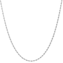 Cargar imagen en el visor de la galería, S400 3MM Silver Rope Chain
