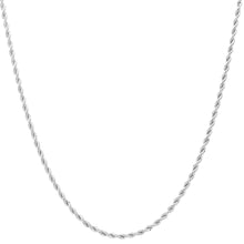 Load image into Gallery viewer, S400 3MM Silver Rope Chain

