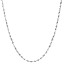 Cargar imagen en el visor de la galería, S401 4MM Silver Rope Chain
