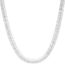 Load image into Gallery viewer, S7000 14MM Silver Herringbone Chain
