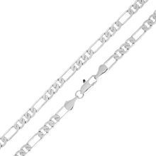 Cargar imagen en el visor de la galería, SDC112 5MM Diamond Cut Figaro Chain
