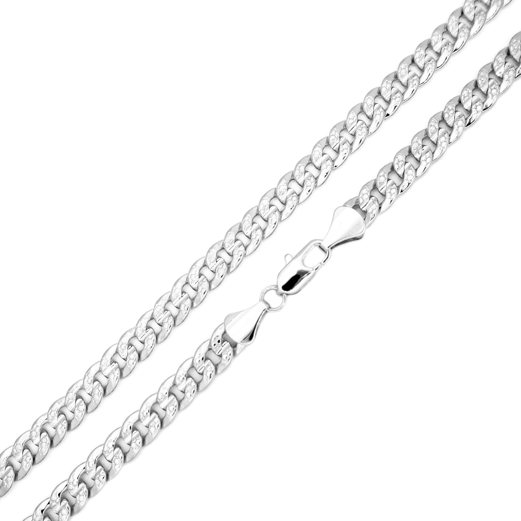 SDG1996A 6MM Hammer Textured Cuban Chain