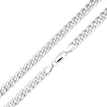 Cargar imagen en el visor de la galería, SDG1998 7MM Concave Textured Cuban Chain
