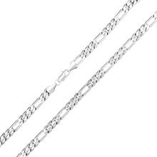 Cargar imagen en el visor de la galería, SFG116 7MM Concaved Figaro Chain
