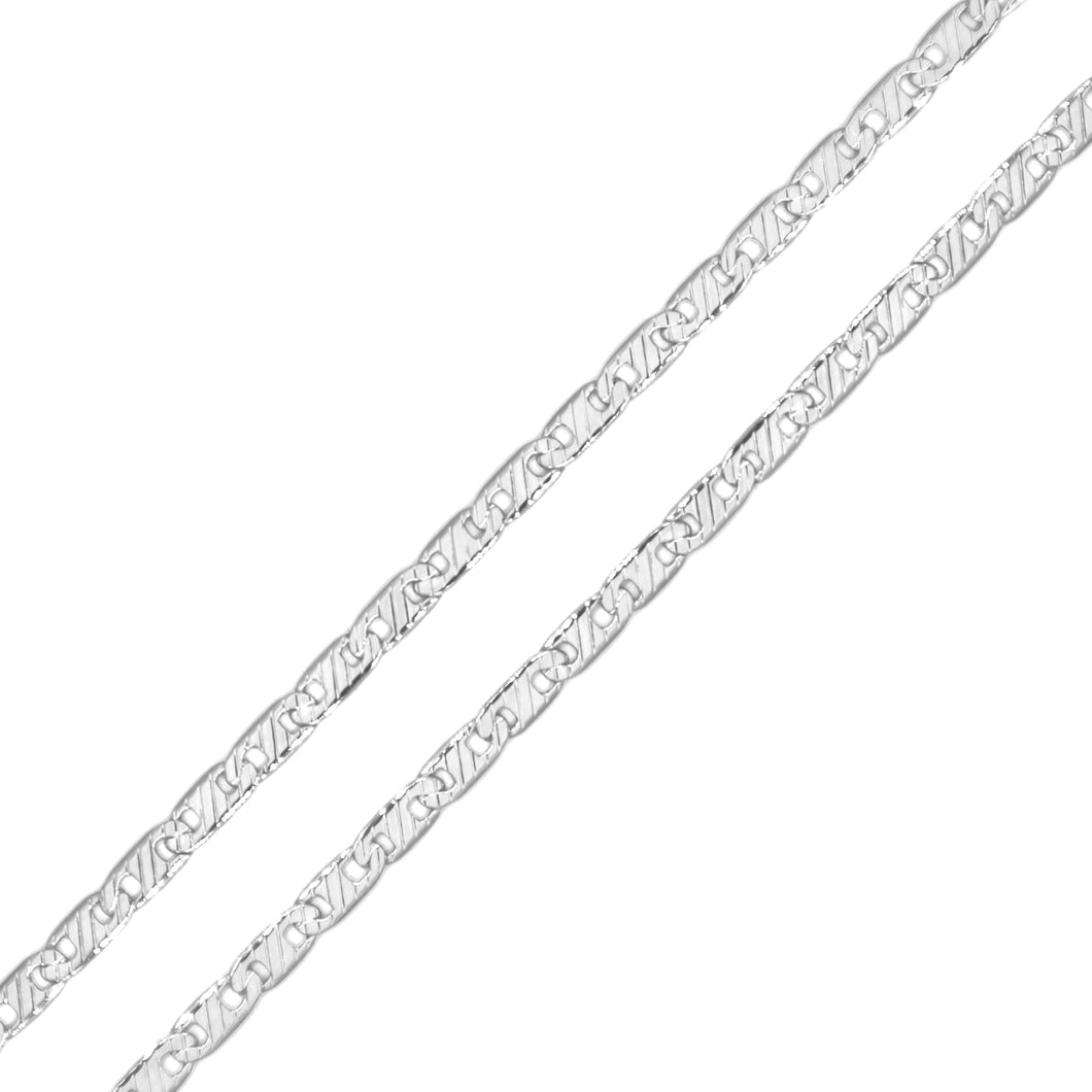 SGW303 2MM Silver Thin Mariner Chain