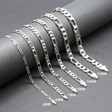 Cargar imagen en el visor de la galería, SDC123 10MM Diamond Cut Figaro Chain
