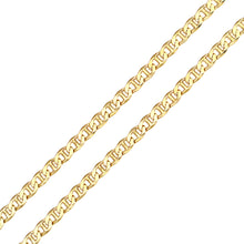 Load image into Gallery viewer, T1002 3MM Gold Thin Mariner Chain
