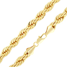 Load image into Gallery viewer, TC409 9MM Gold Rope Chain
