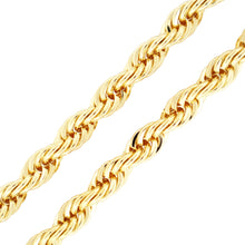 Load image into Gallery viewer, TC409 9MM Gold Rope Chain
