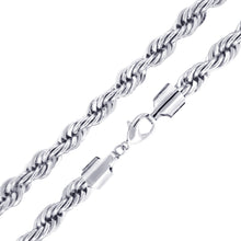 Cargar imagen en el visor de la galería, STC410 10MM Silver Rope Chain

