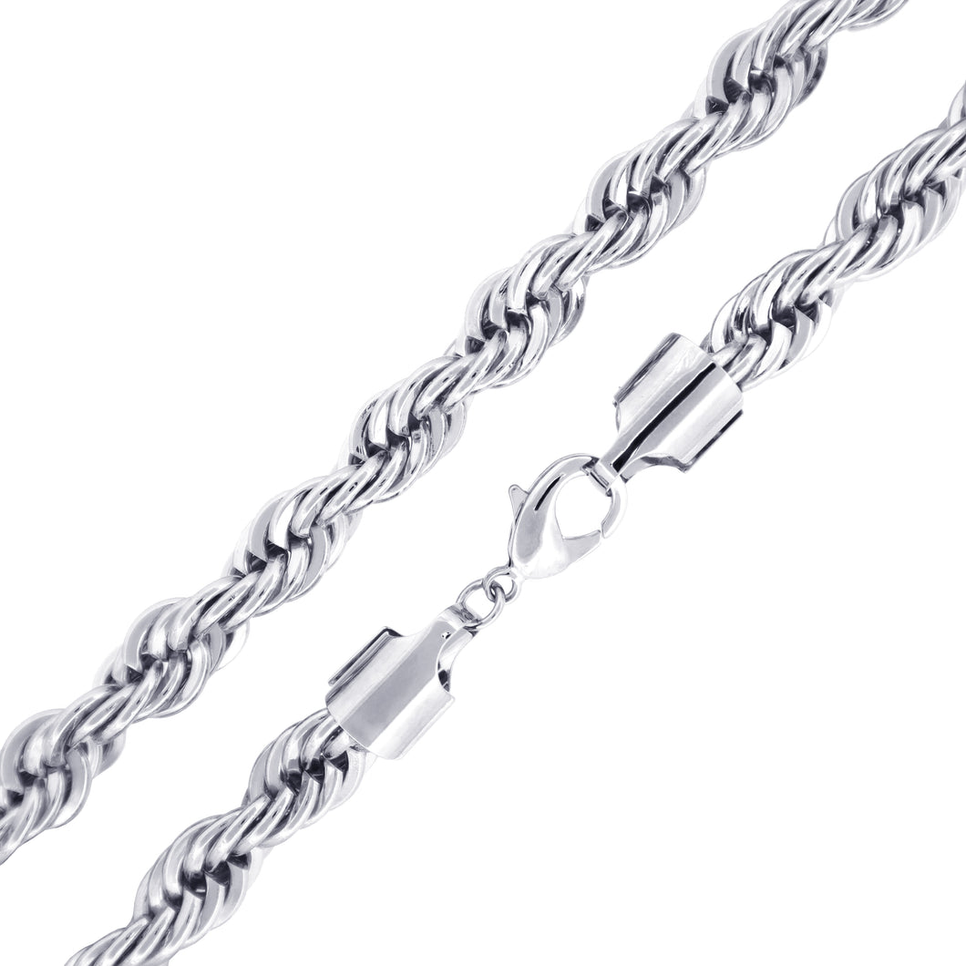 STC410 10MM Silver Rope Chain