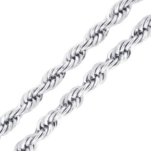 Cargar imagen en el visor de la galería, STC410 10MM Silver Rope Chain
