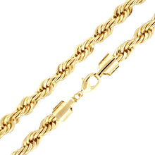 Load image into Gallery viewer, TC410 10MM Gold Rope Chain
