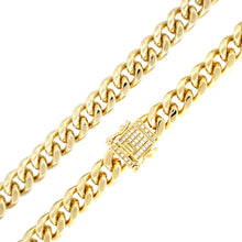 Cargar imagen en el visor de la galería, TCC 125R 8MM Iced Lock Cuban Chain
