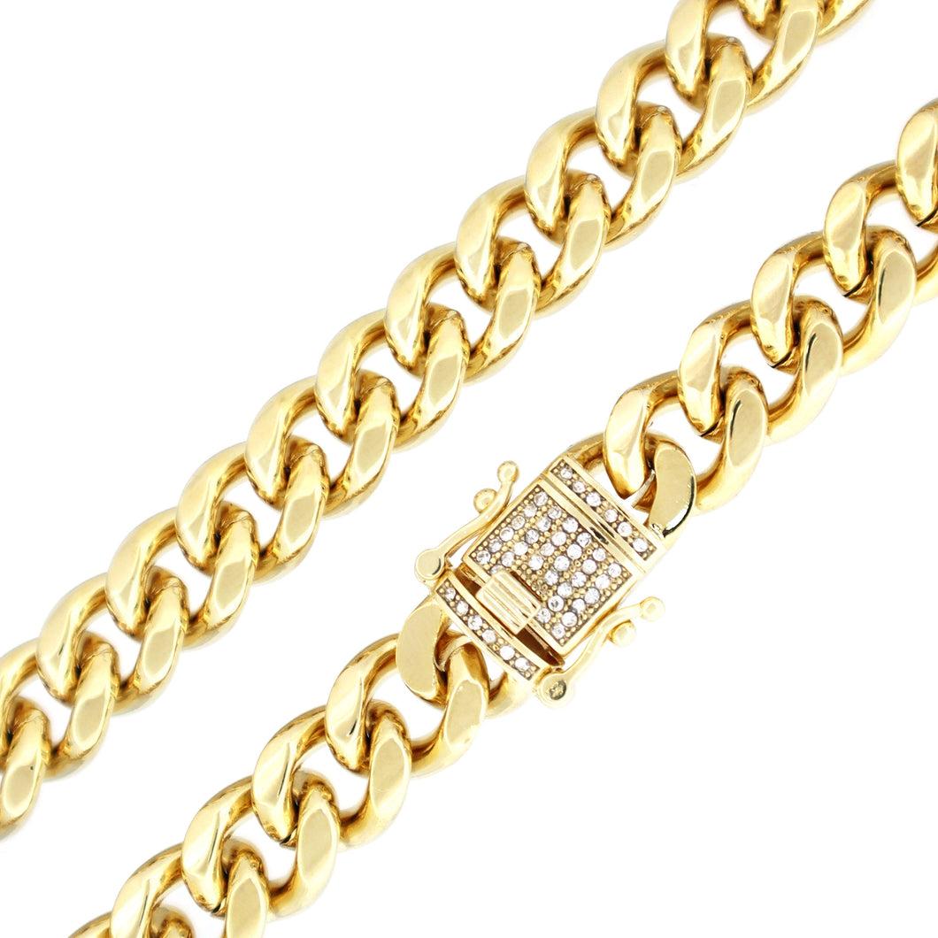 TCC130R 10MM lced Lock Cuban Chain