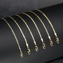 Cargar imagen en el visor de la galería, GW302 2MM Gold Thin Mariner Chain
