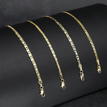 Cargar imagen en el visor de la galería, GW304 2MM Gold Thin Mariner Chain
