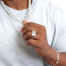 Load image into Gallery viewer, BJ214 Men&#39;s Rhodium Ring
