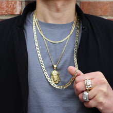 Cargar imagen en el visor de la galería, BJ221 Men&#39;s Gold Ring
