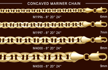 Cargar imagen en el visor de la galería, M1996 6MM Concaved Mariner Chain
