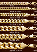 Cargar imagen en el visor de la galería, CC130 10MM Classic Curb Chain
