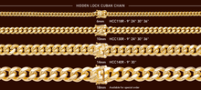 Cargar imagen en el visor de la galería, HCC140R 14MM Hidden Lock Cuban Chain
