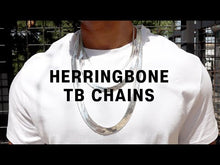 Load and play video in Gallery viewer, S2000 5MM Gold Herringbone Chain
