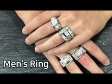 Load and play video in Gallery viewer, BJ223 Men&#39;s Rhodium Ring
