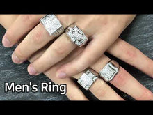 Load and play video in Gallery viewer, BJ208 Men&#39;s Rhodium Ring
