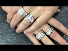 Load and play video in Gallery viewer, BJ219 Men&#39;s Rhodium Ring
