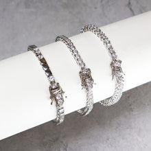 Cargar imagen en el visor de la galería, IS002S Rhodium Tennis Bracelet
